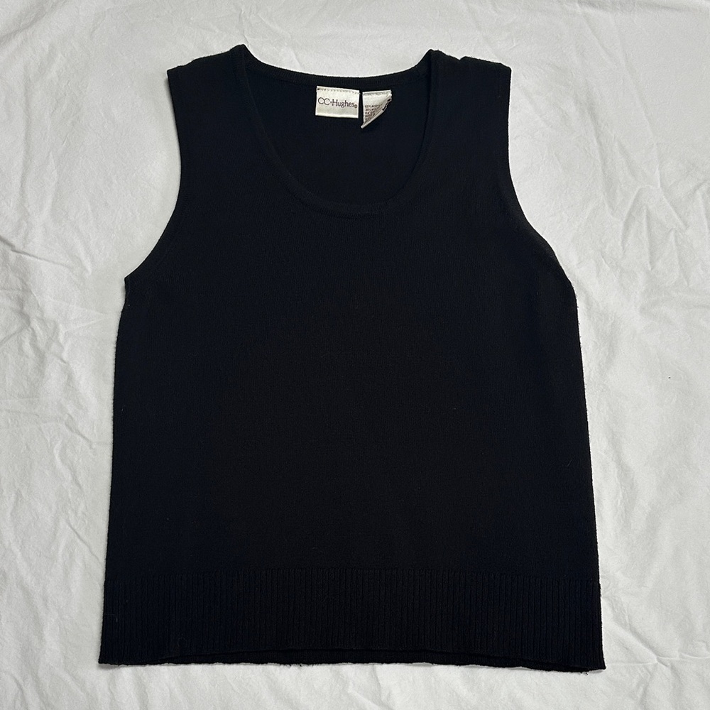 Elegant Black Tank Top by CC Hughes